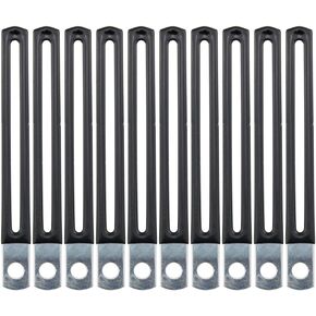 10PCS 100x10MM Harness Fixing Clip Black Cable Hose Clamp for Tidying up Cable and Hose and Tube
