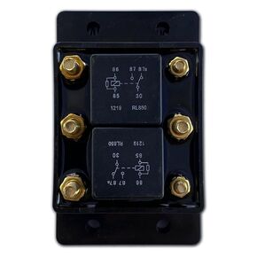 Relay for Tarp or Winch Motor, Snow Plow, Lift - Forward Reverse Relay Module Six Terminal 12VDC 80 AMPS by All Truck Products