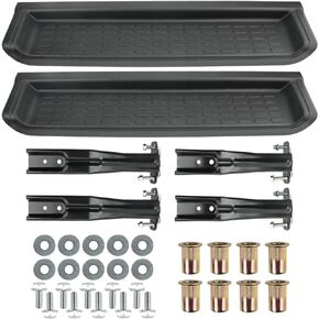 AUTOKAY Side Step Nerf Bar Running Board for Jeep Wrangler TJ & Unlimited 1997-2006 PW4511, 2PCS