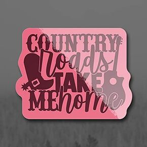 Down-Home Delights: Country Sayings Vinyl Decal Sticker Collection (Country Wasn't Cool)