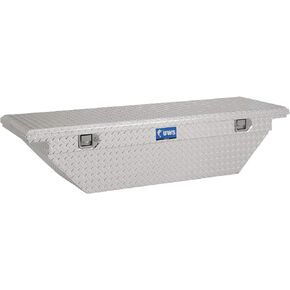 UWS EC10291 63-Inch Heavy-Wall Aluminum Angled Truck Tool Box with Low Profile, RigidCore Lid