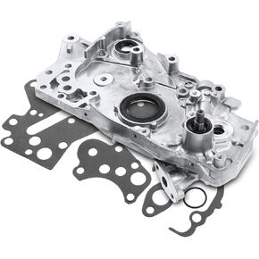 A-Premium Engine Oil Pump with O-Ring & Gasket Compatible with Mitsubishi Lancer 2004-2006, Eclipse 2006-2012, Galant 2004-2012, 2.4L, Replace# MN137803