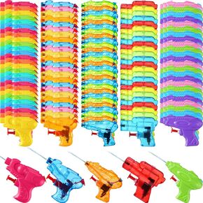 Threan 200 Pcs Water Gun Bulk Mini Water Gun Toy Assorted Squirt Shooter Gun Water Pistol for Adults Teens Summer Swimming Pool Beach Water Party Favor Outdoor Game Bath Birthday in Kuwait