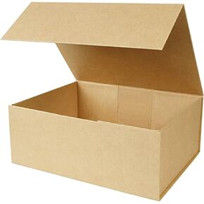 RayofSun Black Gift Boxes with Lids for Presents.Large Gift Boxes13.7 * 9 * 4.3in,Groomsmen Proposal Box for Wedding,Christmas,Birthday(1PC)