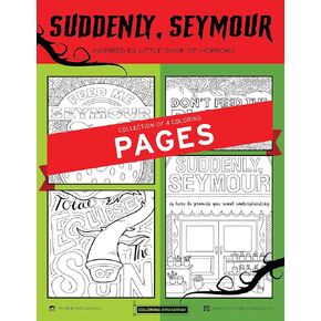 Coloring Broadway - Little Shop of Horrors Inspired Coloring Pages (Set of 4) “Suddenly, Seymour" Collection, Broadway Musical Merchandise, Ideal Gift for a Broadway Theater Lover