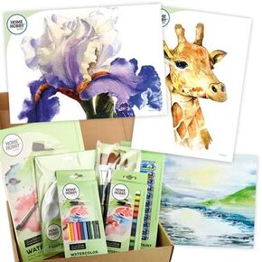 THE HOMEHOBBY BY 3L WATERCOLOR STUDIO KIT PLUS - IRIS BY ROBIN BERRY