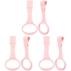 3 Pairs Children's Bed Pull Ring Walking Assistant Stand up Rings Hanging Ring Crib Playpen Accessories Baby Toy Baby Boy Crib Baby Bed Hand Rings Pp Toddler Vertical in Kuwait
