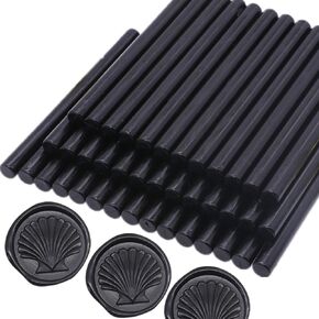 40 Pcs Glue Gun Sealing Wax Sticks for Wax Seal Stamp, Olive Green Sealing Glue Gun Sealing Wax Sticks Mini Glue Stick, Great for Wedding Invitations,Christmas Gift (Olive Green)