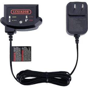 LCS1620B Replacement for Black and Decker 20V Lithium Battery Charger, Compatible with Black & Decker 12V 20V Battery LBXR20 LBXR20-OPE LBX4020 LB2X4020