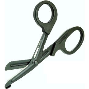 7.5"" Trauma Medical Shears with Black Non-Stick Fluoride-Coated Blades - Ultra-Sharp, Durable Shears for Nurses, EMTs, and Emergency - Trusted for Precision and Safety in Critical Situations