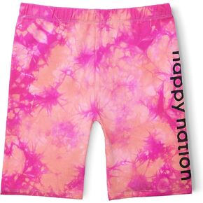 Happy Nation Girls' Big Cotton Biker Shorts