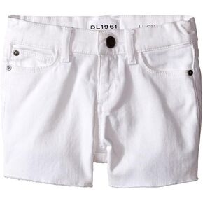 DL1961 Kids Girl's Lucy Cut Off Shorts in Snowcap (Big Kids)