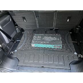 Floor Style Automotive Elastic Trunk Mesh Cargo Net for Land Rover Defender 2020-2024- Premium Trunk Organizers and Storage - Luggage Net for SUV - Best Car Organizer for Land Rover Defender