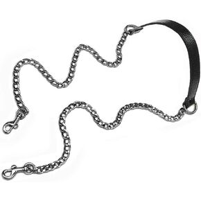 VanEnjoy سلسلة بديلة 18 مم وأشرطة كتف من الجلد الطبيعي لحقائب اليد وحقائب المحفظة - نسخة ممتدة (معدن أسود) in Kuwait