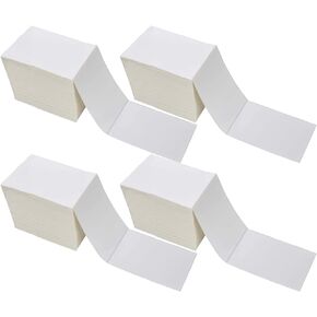 Thermal Labels, MPRT 4x6 Direct Thermal Shipping Label (Pack of 500 Fanfold Labels), Perforated 4x6 Labels Compatible with Zebra, Rollo, MUNBYN, iDRPT Thermal Label Printer