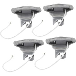 Toddmomy 4pcs Kayak Air Valve Cover Helix Mattress Pump Valve Air Cap Air Fittings Air Gas Valve Cap Boat Air Cover Paddle Board Accessories Inflated Mattress Boat Air Cap Pressure Valve
