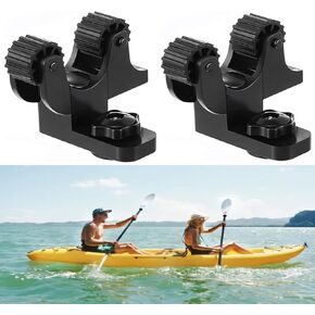 Kayak Paddle Holder, 2Pcs Kayak Oar Holder for Fishing Kayak, Kayak Track Mount Accessories, Kayak Rail Accessories in Kuwait