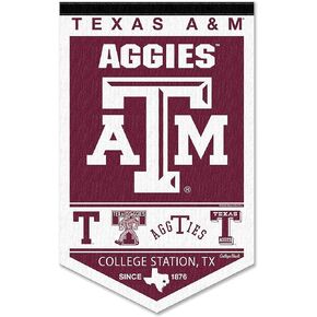 Texas A&M Aggies Heritage History Banner Pennant