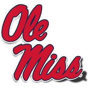 Desert Cactus University of Mississippi Rebels Ole Miss U of M Vinyl Decal Laptop Water Bottle Car Scrapbook Sticker (IND 1)