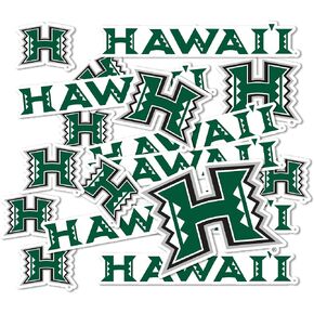 Desert Cactus University of Hawaii Sticker Rainbow Warriors UH Stickers Vinyl Decals Laptop Water Bottle Car Scrapbook T1 (Type 1-1)
