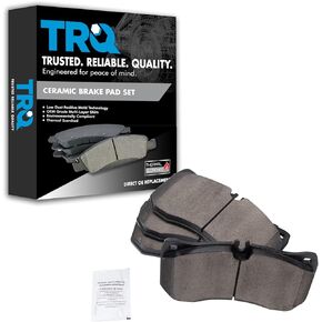 TRQ Front Ceramic Disc Brake Pad Set for Audi RS5 RS7 S8 New
