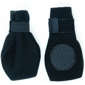 Lookin Good Arctic Fleece Boots for Dogs, X-Small, Black