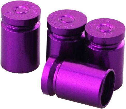 4 ألومنيوم رصاصة شل شكل قطعة سيارة شاحنة دراجة نارية دراجة دراجة باردة عجلة الاطارات صمام الجذعية غطاء أحمر in Saudi Arabia