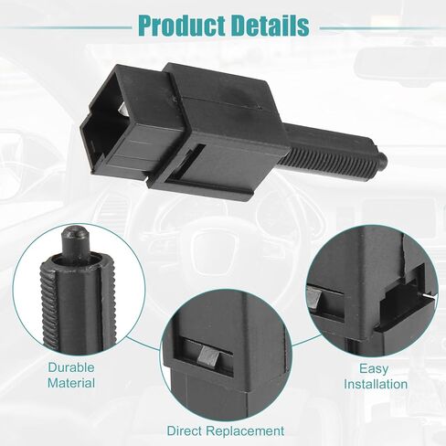 Brake Light Switch 25320-4M400 2Pin for Infiniti I30 I35 M45 Q45 / Nissan 350Z Altima Armada Frontier Juke Maxima Micra Murano Tiida Titan Xterra X-Trail SLS-244 in Saudi Arabia