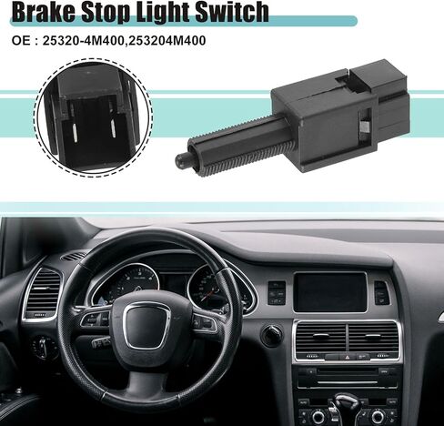 Brake Light Switch 25320-4M400 2Pin for Infiniti I30 I35 M45 Q45 / Nissan 350Z Altima Armada Frontier Juke Maxima Micra Murano Tiida Titan Xterra X-Trail SLS-244 in Saudi Arabia