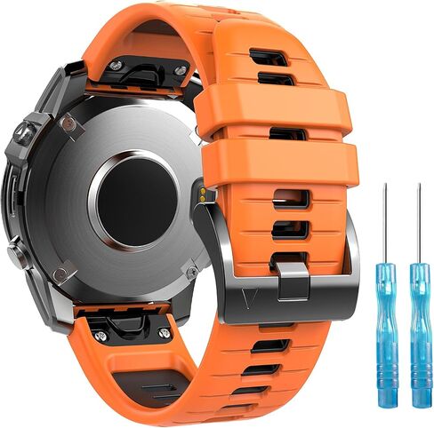 TiMOVO 22mm Sport Bands Compatible with Garmin Fenix 7/7 Pro/6/6 Pro/5/5 Plus/Sapphire/7 Solar, Soft Silicone Quick Release Watch Strap for Garmin Forerunner 965/955/945/935 in Saudi Arabia