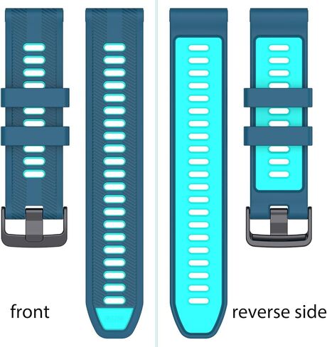 Compatible with Garmin forerunner 935 /forerunner 945 Band 22mm Replacement Silicone Watch Bands Wrist Strap Sport Wristbands Fenix 6 PRO GPS/Fenix 6 PRO GPS/Fenix 6 Sapphire GPS/Fenix 5/Fenix 5 plus/approach s60/approach s62 for Men Women in Saudi Arabia