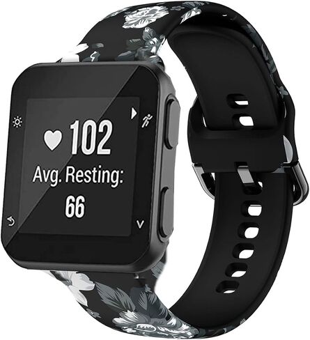 سوار ساعة متوافق مع ساعة Garmin Forerunner 35، حزام عصري بديل من السيليكون للرجال والنساء in Saudi Arabia