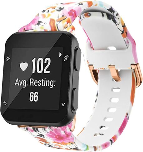 سوار ساعة متوافق مع ساعة Garmin Forerunner 35، حزام عصري بديل من السيليكون للرجال والنساء in Saudi Arabia