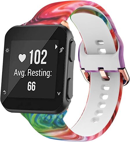سوار ساعة متوافق مع ساعة Garmin Forerunner 35، حزام عصري بديل من السيليكون للرجال والنساء in Saudi Arabia
