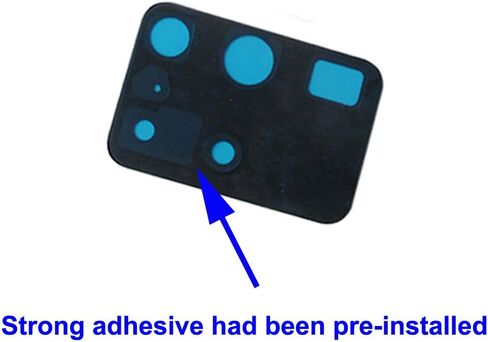 قطعتان من العدسات الزجاجية الخلفية الأصلية S20 Ultra من OEM لهاتف Samsung Galaxy S20 Ultra 6.9 بوصة 5G (جميع شركات النقل) مع لاصق مثبت مسبقًا مع مجموعة أدوات in Kuwait