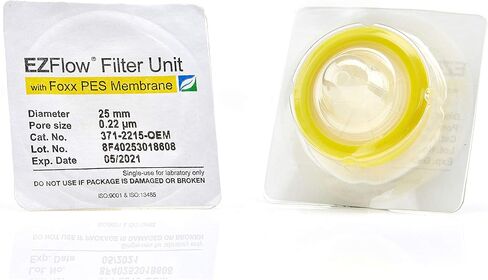 371-2215-OEM مرشح حقنة PES EZFlow، معقم، قطر 25 مم، حجم المسام 2 ميكرومتر (عبوة من 100) in Kuwait