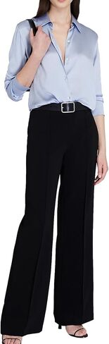 Club Monaco Women's Silk Charmeuse Button Down Shirt in Saudi Arabia