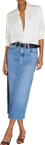 Club Monaco Women's Silk Charmeuse Button Down Shirt in Saudi Arabia
