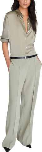 Club Monaco Women's Silk Charmeuse Button Down Shirt in Saudi Arabia