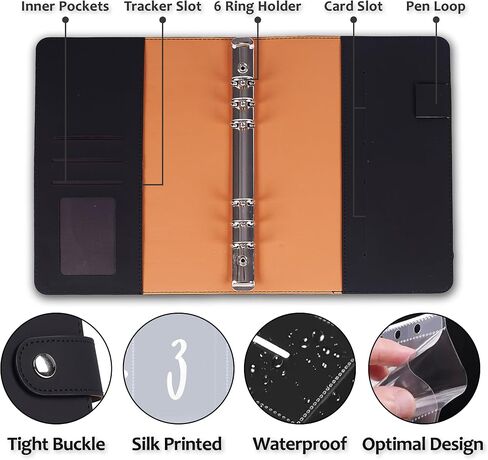 100 Envelopes Money Saving Challenge Binder, Soft Cover Money Saving Binder with Cash Envelopes & Cute Stickers. 100 Envelope Challenge to Save $5,050 in Saudi Arabia