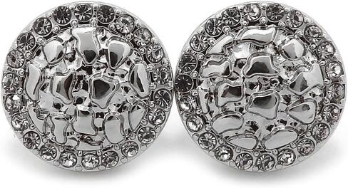 Unisex Round, Africa Nugget Earring Cookie Earring Surgical Steel Post Stud Earring in Kuwait