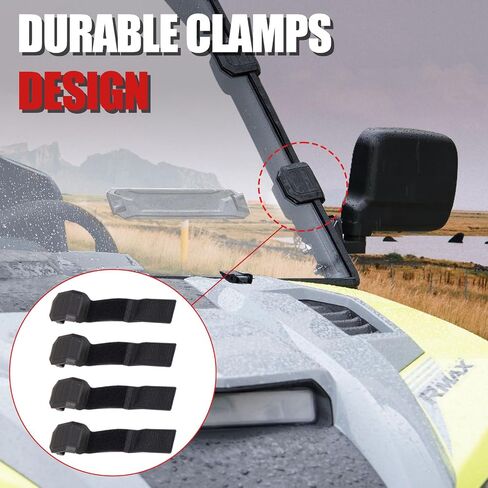 A & UTV PRO Front Full Vented Windshield for Yamaha Wolverine RMAX2 1000/ RMAX4 1000 2021 2022 2023, Clear Tough Hard Coated Window Accessories, 250x Stronger Than Glass in Saudi Arabia
