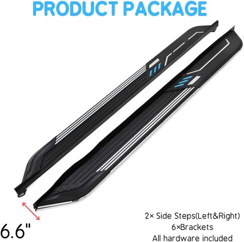 Side Steps Fit for Volkswagen VW Atlas 2018-2024 S SE SEL Running Board Nerf Bar in Saudi Arabia