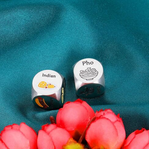 Couples Date Night Dice Ideas Food Dice Gifts for Boyfriend Girlfriend Anniversary for Men Women Him Her Birthday Romantic Gifts for Husband Wife Christmas Stocking Stuffers for Adult Valentines Day in Saudi Arabia