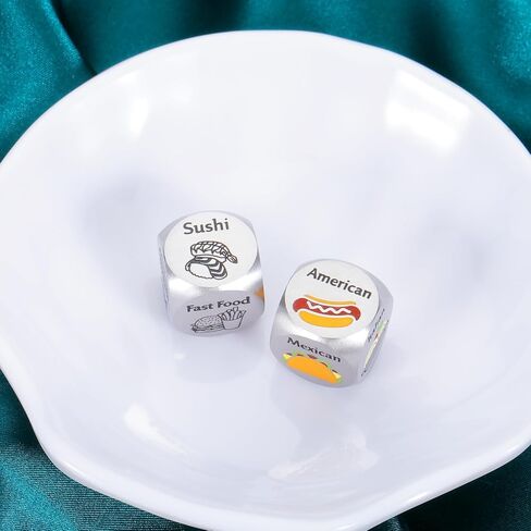 Couples Date Night Dice Ideas Food Dice Gifts for Boyfriend Girlfriend Anniversary for Men Women Him Her Birthday Romantic Gifts for Husband Wife Christmas Stocking Stuffers for Adult Valentines Day in Saudi Arabia