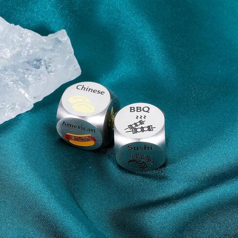 Couples Date Night Dice Ideas Food Dice Gifts for Boyfriend Girlfriend Anniversary for Men Women Him Her Birthday Romantic Gifts for Husband Wife Christmas Stocking Stuffers for Adult Valentines Day in Saudi Arabia