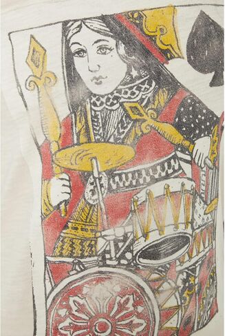 Lucky Brand Women's Short Sleeve Queen of Spades Graphic Tee in Saudi Arabia
