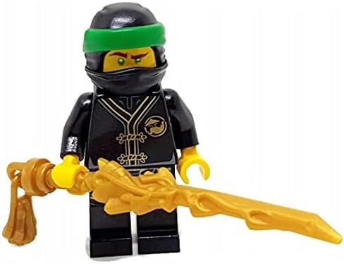 LEGO NINJAGO Minifigure - Lloyd Black Wu-Cru Training Gi Limited Edition Foil Pack (with Dragon Sword and Helmet) in Saudi Arabia