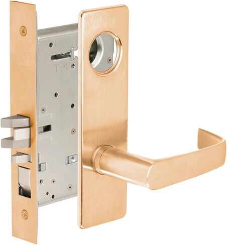 CORBINRUSSWIN ML2051-NSM-612-LC 612 برونز ساتان، رافعة NSM Newport، مدخل/دخول/مكتب، فولاذ؛ الفولاذ المقاوم للصدأ. برونزية in Kuwait