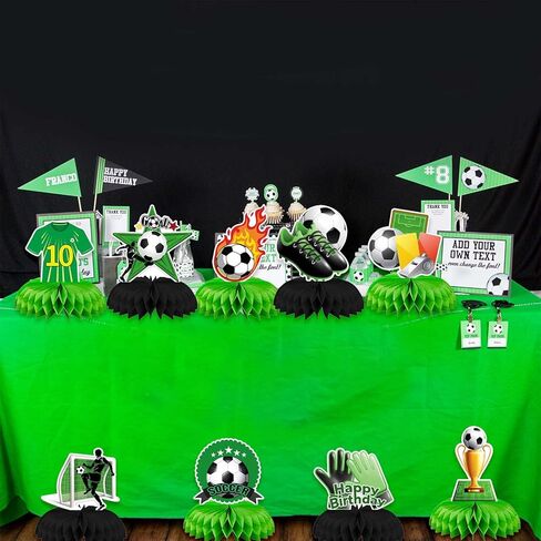 كرة القدم حفلة عيد ميلاد زينة 9 قطع كرة القدم كرة القدم العسل محور الجدول توبر زينة عيد ميلاد سعيد للأطفال الأولاد كأس العالم عيد ميلاد الرياضة الجدول لوازم الحفلات in Kuwait